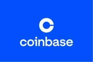 Coinbase logo in blue