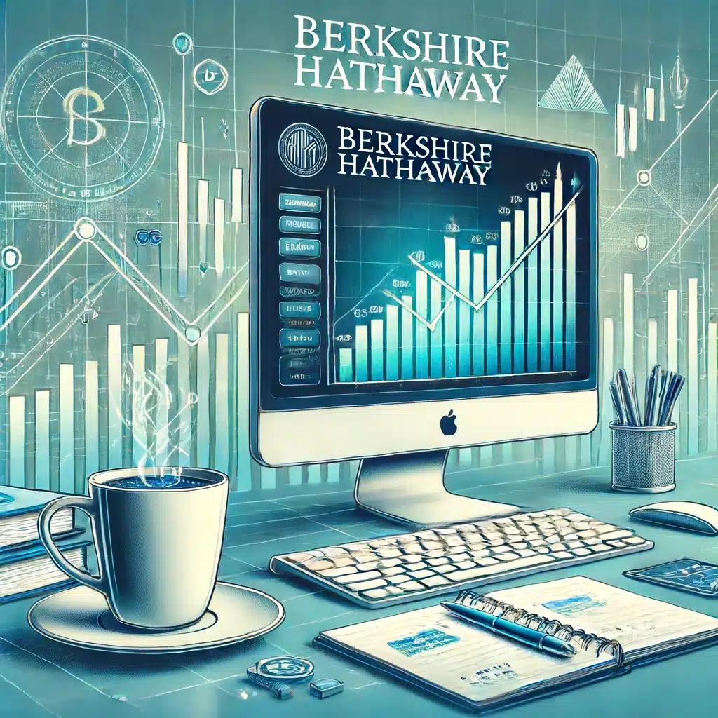 A visually appealing image representing a blog post about buying Berkshire Hathaway shares.