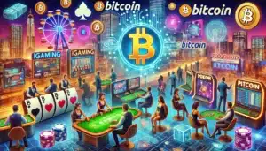 crypto casino full of people enjoying them selves