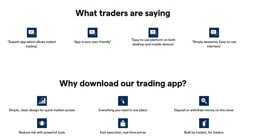 What traders say about IG: user-friendly platform, instant trading, and seamless desktop and mobile interface. Discover why traders prefer IG’s trading app.