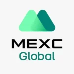 mexc logo against a white background